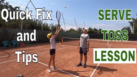 Serve Toss Beginner Tennis Lesson Quick Fix Tennis Tips Youtube