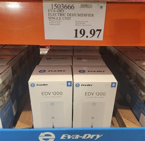 Eva Dry Edv 1200 Electric Dehumidifier