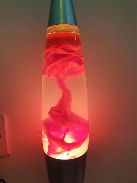 my brand new lava lamp is looking like this for some reason it was working fine yesterday what