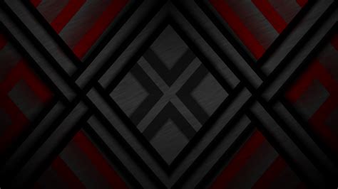 Wallpaper Black Dark Abstract Red Symmetry Simple Pattern