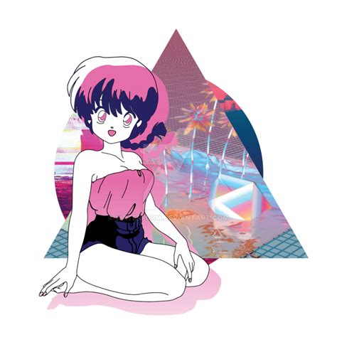 944 x 949 png 334 кб. Ranma Vaporwave PNG Transparent Background, Free Download ...