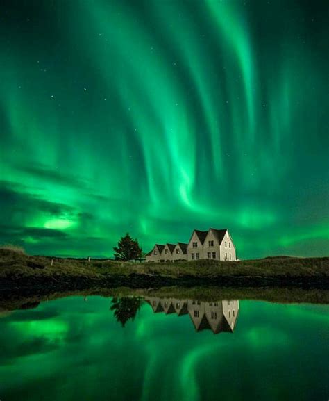Islândia Aurora Boreal Fenômenos Naturais Natureza