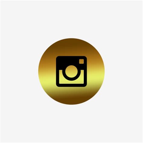 Gold Instagram Logo Transparent