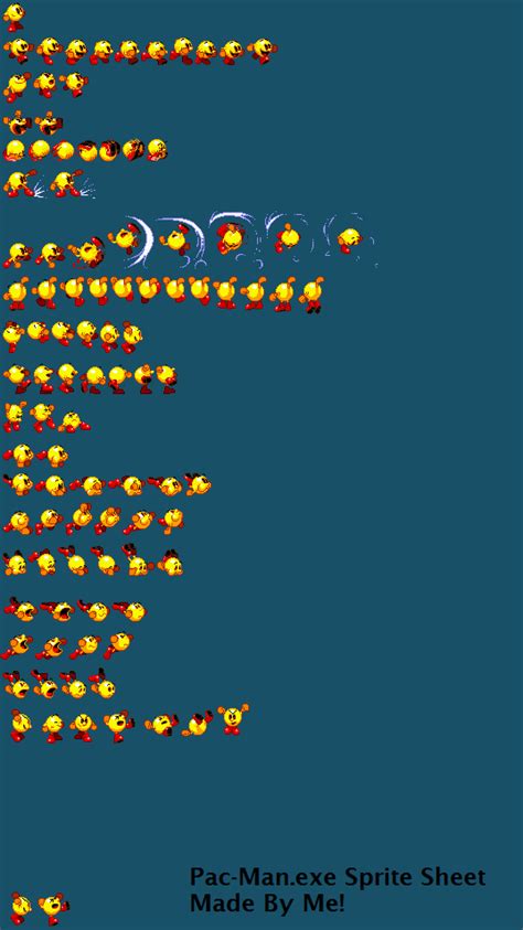 Pac Slot Pac Man Sprite Sheet By Pacmanfan64 On Deviantart. 