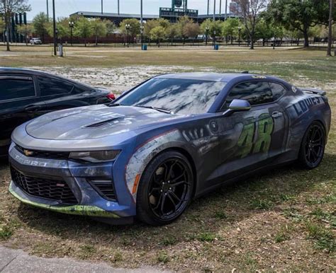 Chevrolet Camaro Ss Gets Weathered Racecar Wrap For Awesome Beater Look