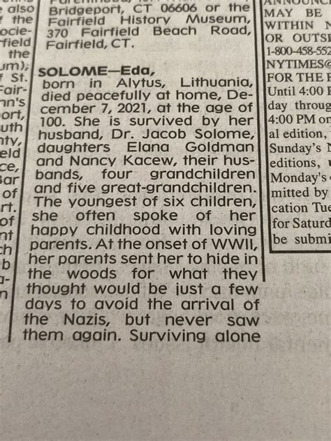 AnnMarie Thomas on Twitter: "Wow… this obituary. (In yesterdays NYT