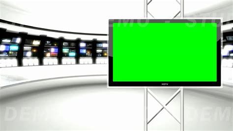 News Studio 9 Green Screen Background Youtube