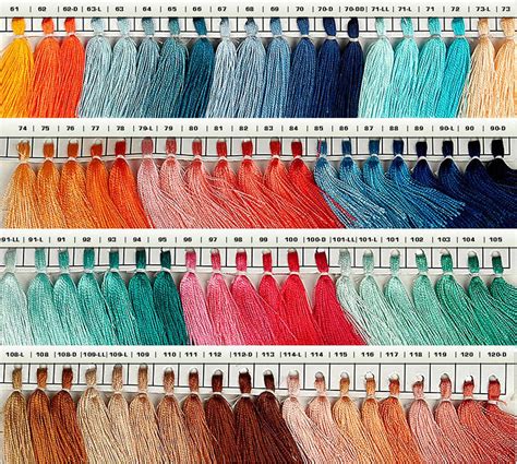 Any 25 Shade Of Silk Thread Spool Silk Thread Hand Machine Etsy In