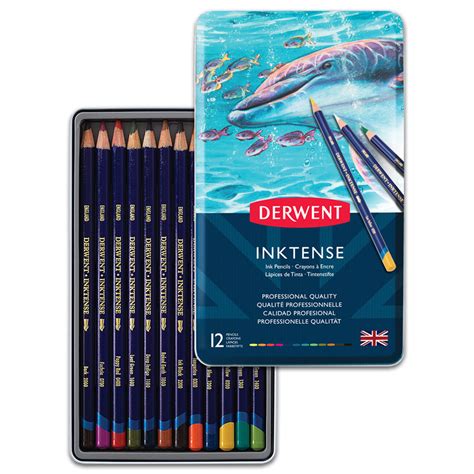 Derwent Inktense Water Soluble Ink Pencil Set