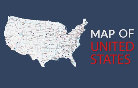 United States Map With Capitals Gis Geography United States Map With Images