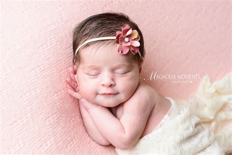 Beautiful Newborn Baby Girl Photo Session Montgomery County