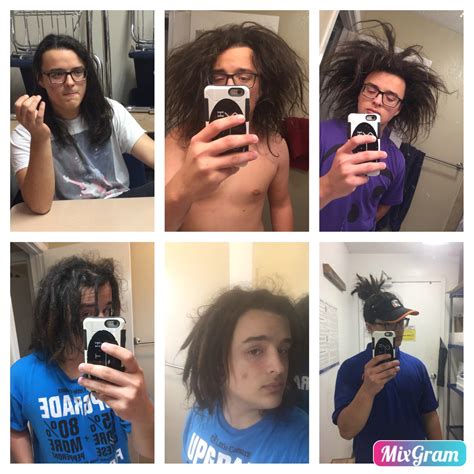This identity is not part of the lgbt+ community. Hair before dreads. One day towel rub. One month towel rub ...