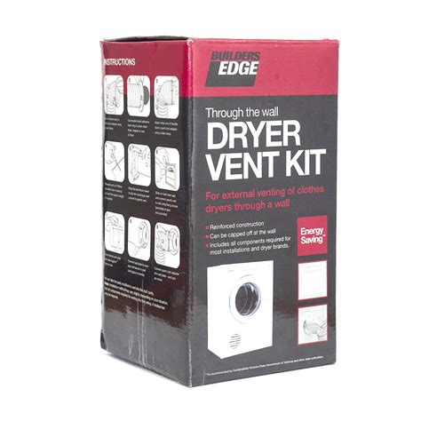 For cutting through the stucco and other similar materials. Builders Edge Through The Wall Dryer Vent Kit | Bunnings ...