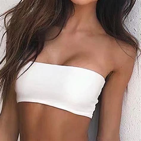 Bandeau Bra 2018 Summer Brand Strapless Bra Womens Sexy Casual Elastic