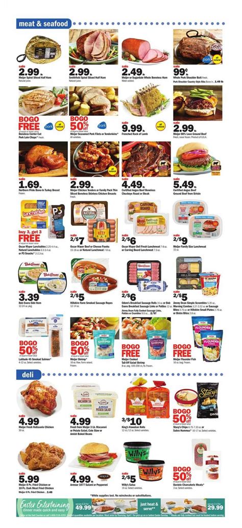 Meijer (IN) Weekly Ad Flyer March 28 to April 3