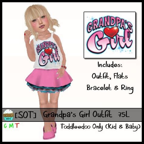 Second Life Marketplace Sot Grandpas Girl Outfit