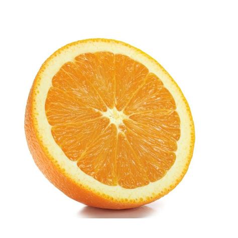 Sticker Mural Orange Coupée Univers Fruits Pour Cuisine Etiquette