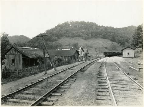 Coal Cars On The Railroad Tracks At Breeden Mingo County W Va