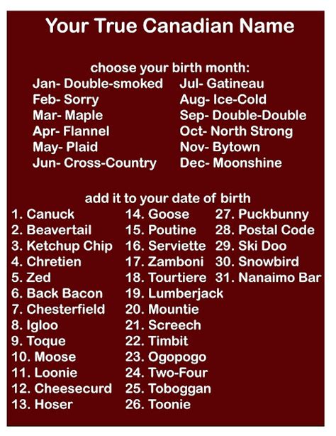 flannel antlers what s your true canadian name