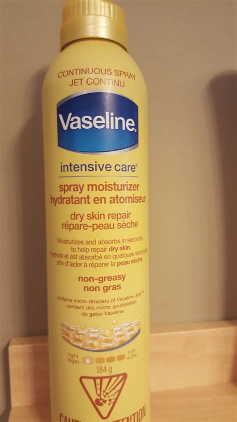 Vaseline Spray And Go Moisturizer Reviews In Body Lotions And Creams