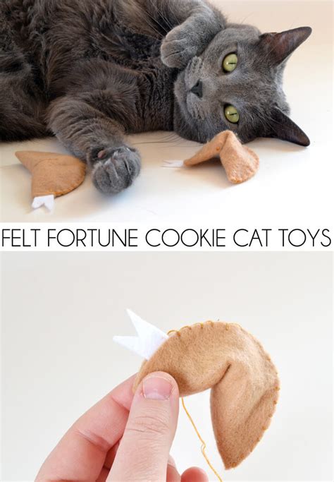 Felt Fortune Cookie Cat Toys Dream A Little Bigger