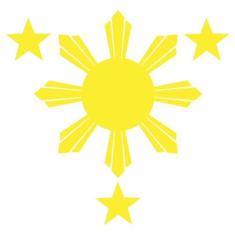 Philippine Sun Flag Sticker By Kayve Philippine Flag