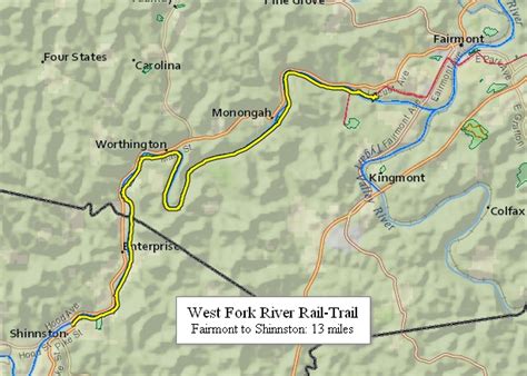 West Fork River Rail Trail West Virginia Rails To Trails