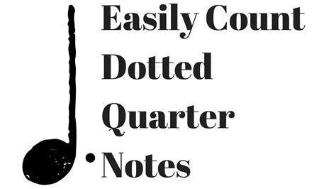 How To Count Dotted Quarter Notes Animated Rhythm Lesson Youtube