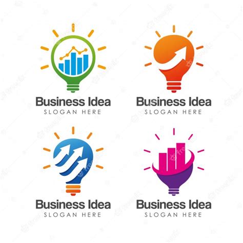 Modèle De Logo Idée Entreprise Créative Vecteur Premium