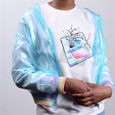 Check out our aesthetic vaporwave selection for the very best in unique or custom, handmade pieces from explore christmas deals. Vaporwave Nintendo jumper & blue sheer jacket @kokonara89 ...