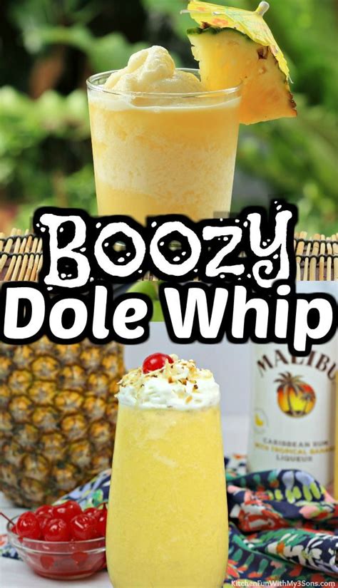 Boozy Pineapple Dole Whip With Rum Summer Just Got A Whole Lot More