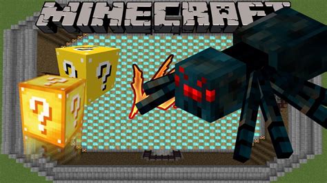Minecraft Cave Spider Titan Lucky Block Challenges Youtube