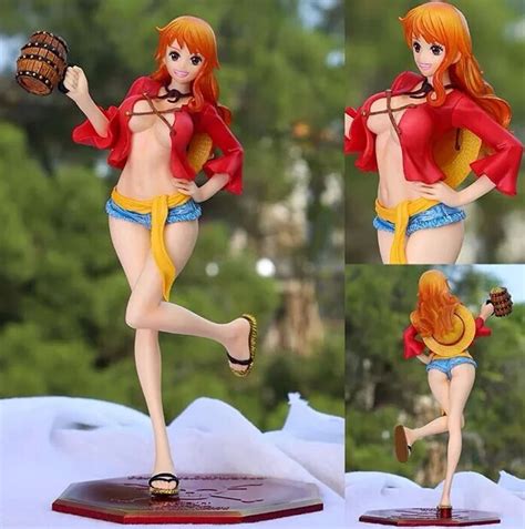 buy one piece figure nami straw hat ver pvc action figure 22cm one piece sexy