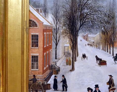 Francis Guy Winter Scene In Brooklyn Detail 1820 A Photo On