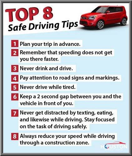 Follow These Essential Safety Rules While Driving A Car Safe Driving