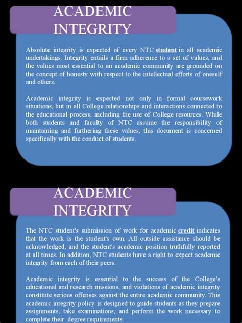 Academic Assignmrnts Pdf Academic Integrity Integrity