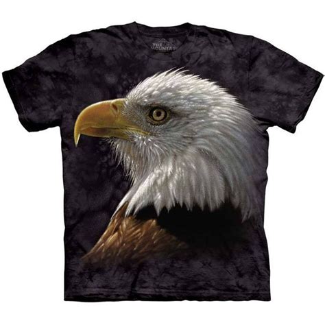 The Mountain Bald Eagle Portrait T Shirt Patriotic Usa Bird America Tee