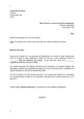 Modele De Lettre Gratuite De Refus De Proposition De Poste Brian Hot