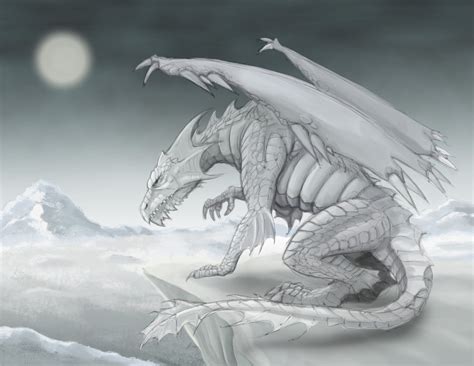 75 White Dragon Wallpaper