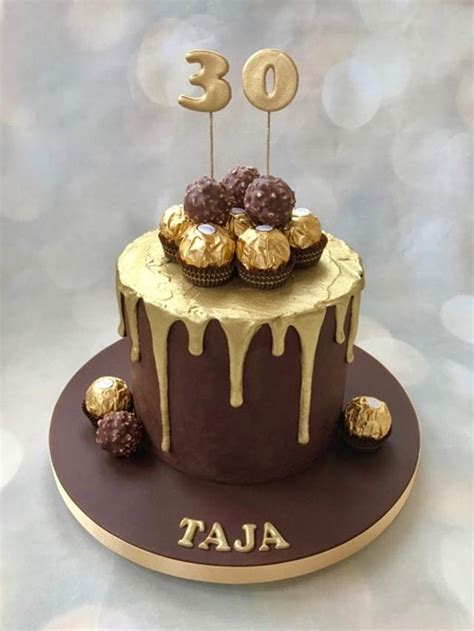 The preparation of this cake is quite simple, but takes a lot of time. Ferrero Rocher - cake by Canoodle Cake Company - CakesDecor