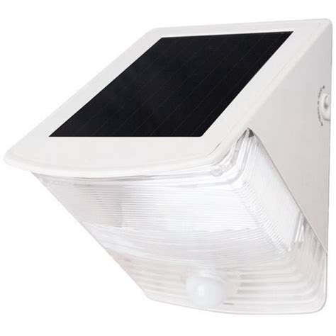 Maxsa Innovations Solar Powered Motion Activated Wedge Light White