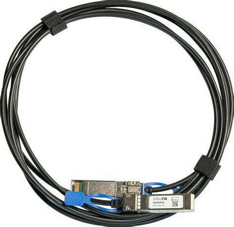 Mikrotik Optical Fiber Sfpsfpsfp28 Cable 1m Μαύρο Xsda0001