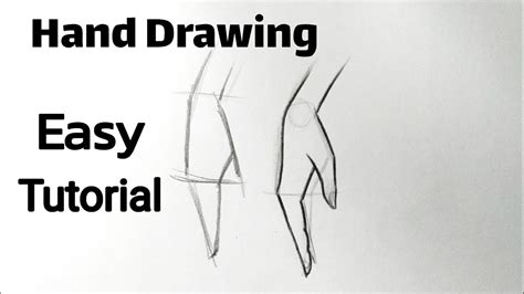 How To Draw Handhands Easy For Beginners Hand Drawing Basics Tutorial