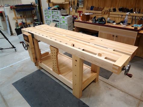 Complete pdf plan available on www.sketchupwoodplans.com #free_woodworking_plans #roubo_workbench. Do It Yourself Shed Construction: Split Top Roubo ...