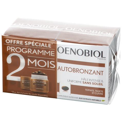 Oenobiol Autobronzant 2x30 Pcs Shop Pharmaciefr