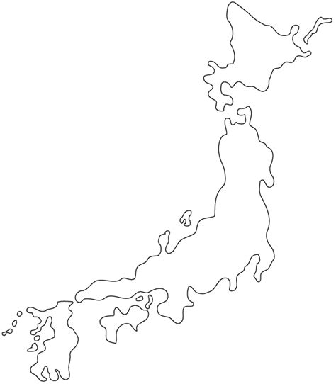 7 Accurate Printable Labeled And Blank Map Of Japan Cities Outline In
