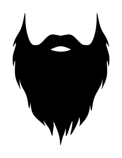 Printable Beard Photo Booth Prop Create Diy Props With Our Free Pdf