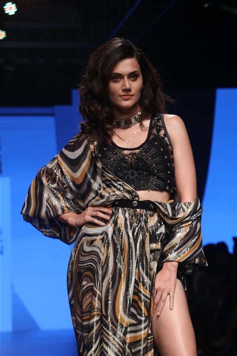 Beauty Galore Hd Tapsee Pannu Set Fire At Lakme Fashion Show
