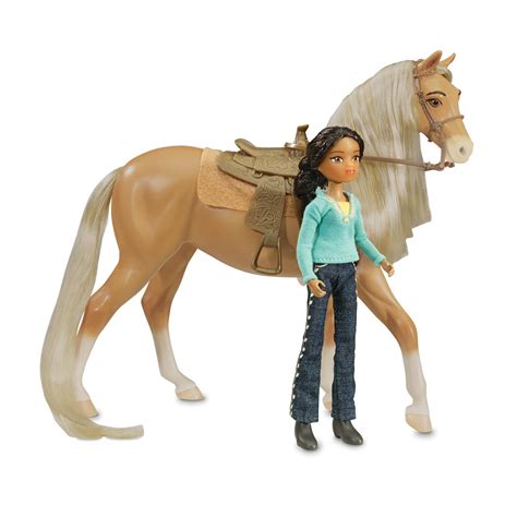 Breyer Spirit Riding Free Horse And Doll T Set Chica Linda And