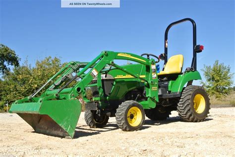 John Deere 2305 Hst Compact Tractor W Loader 4wd Runs Strong